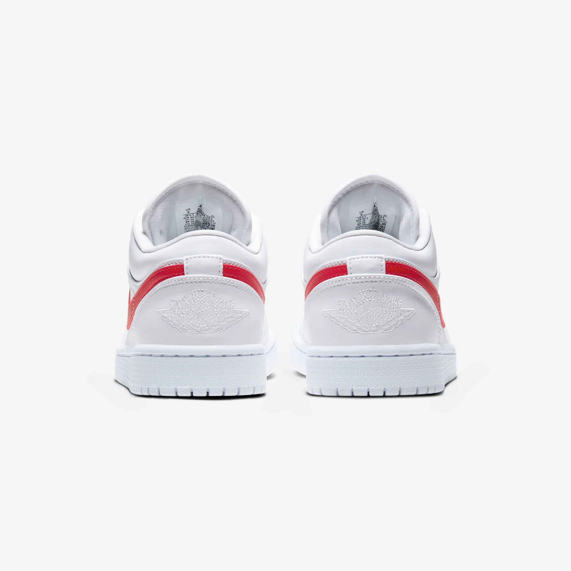 Jordan 1 Low White University Red (Women's)