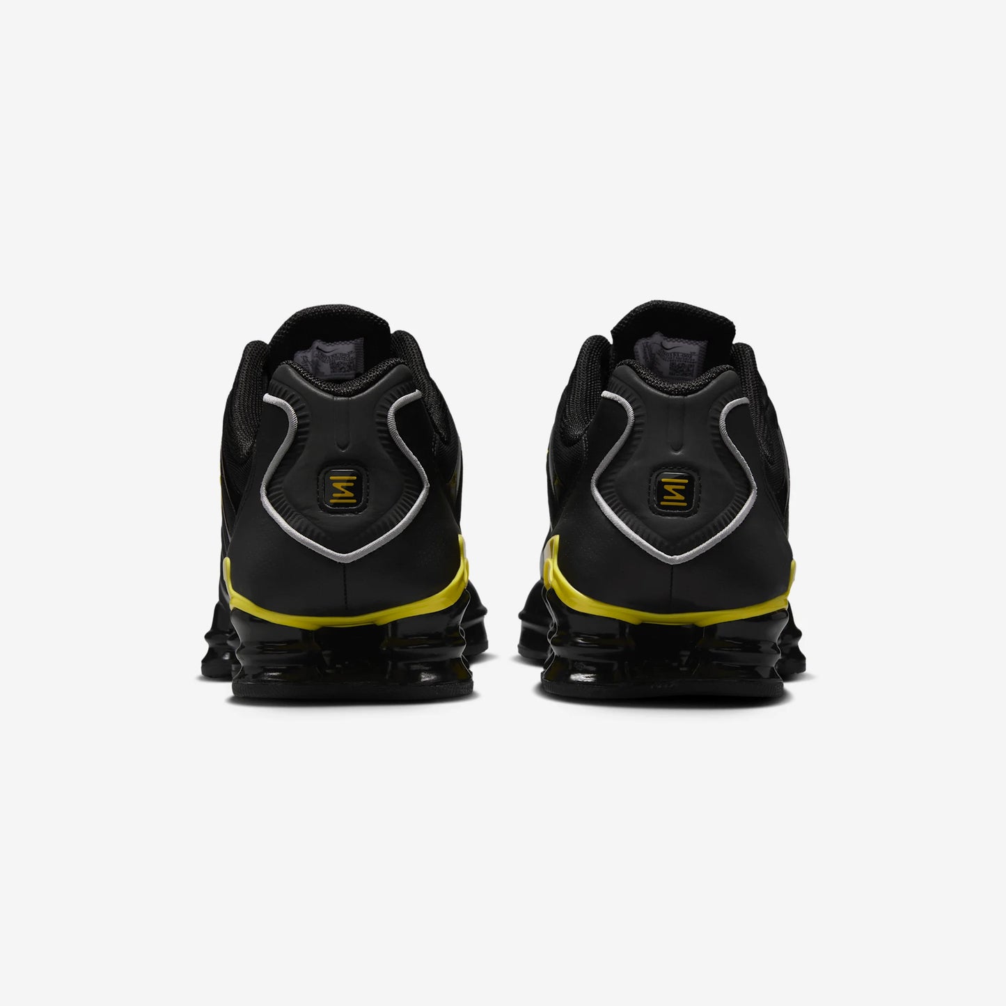 Nike Shox TL Black Dynamic Yellow Metallic Silver