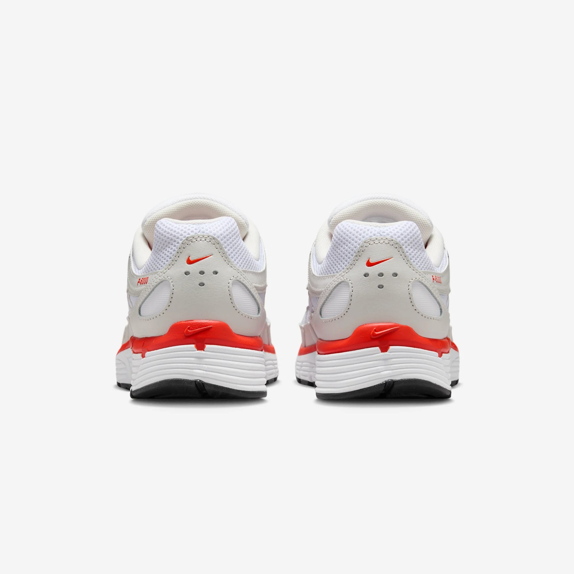 Nike P-6000 White Platinum Tint Black Picante Red (Women's)