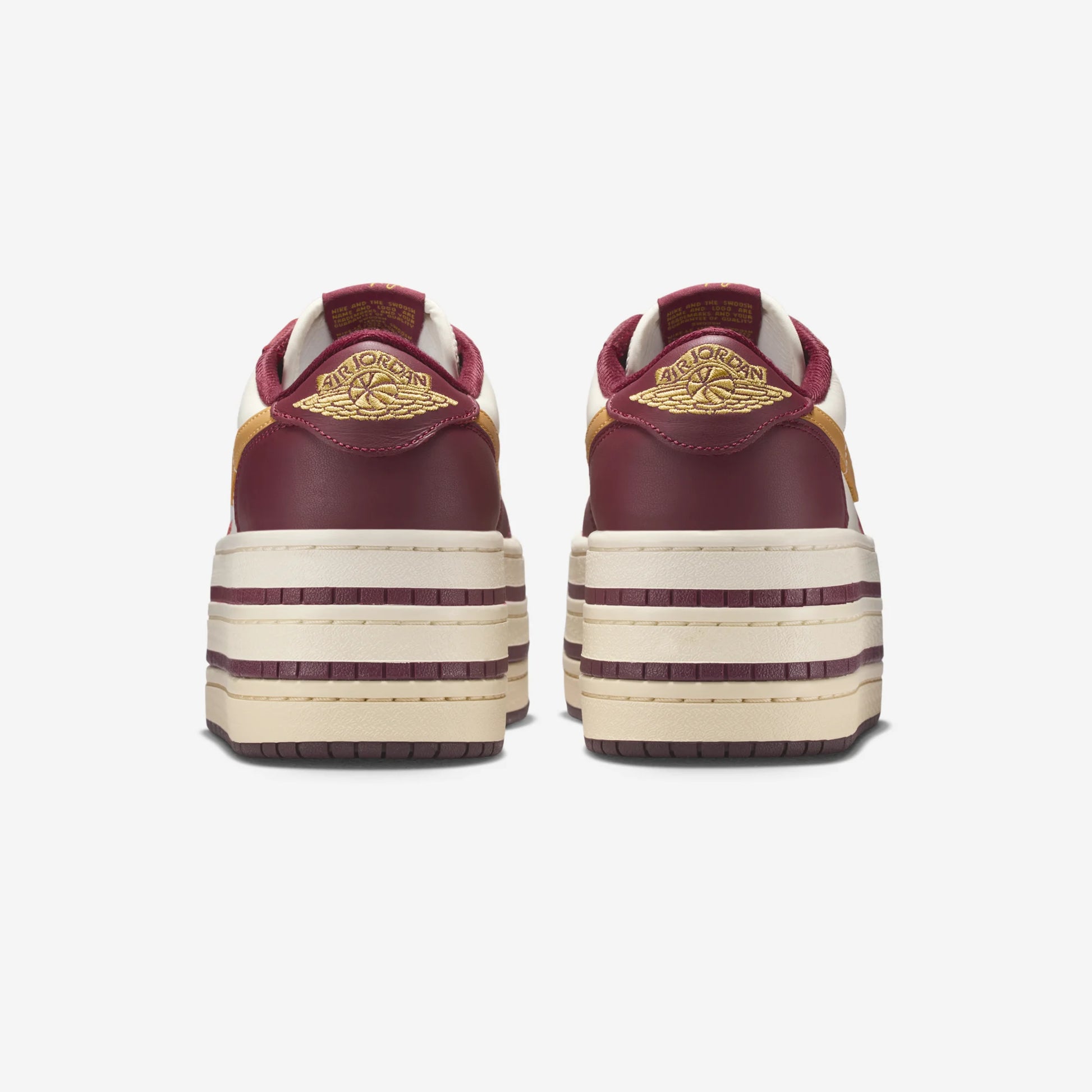Jordan 1 Low Triple Stack Team Red Pale Ivory (Women's)