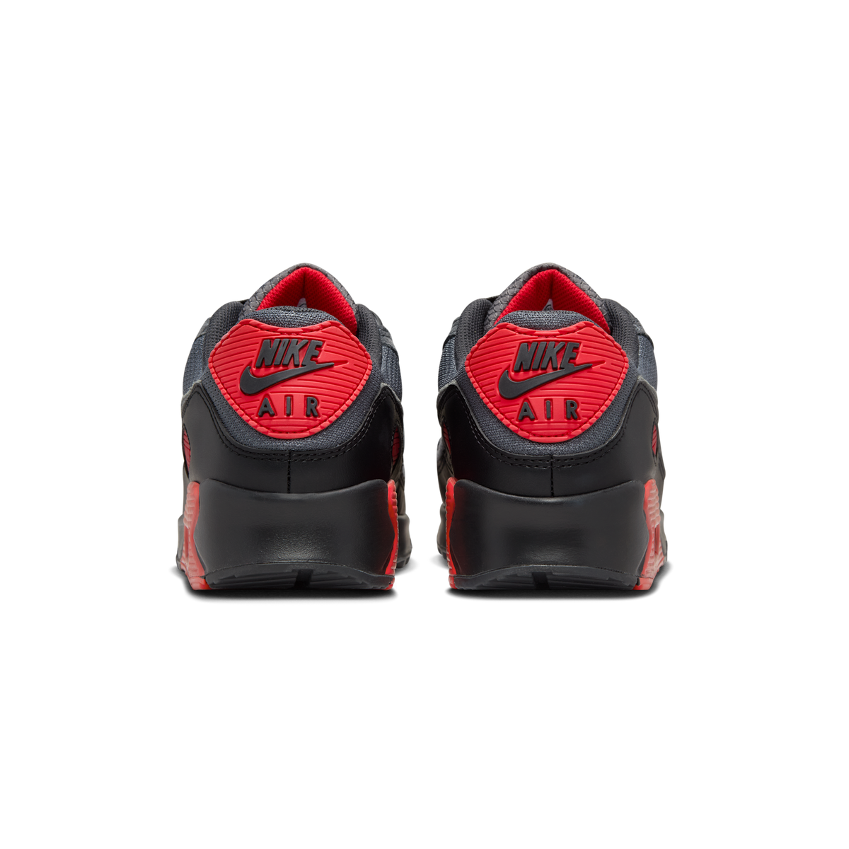 Nike Air Max 90 Smoke Grey Fire Red