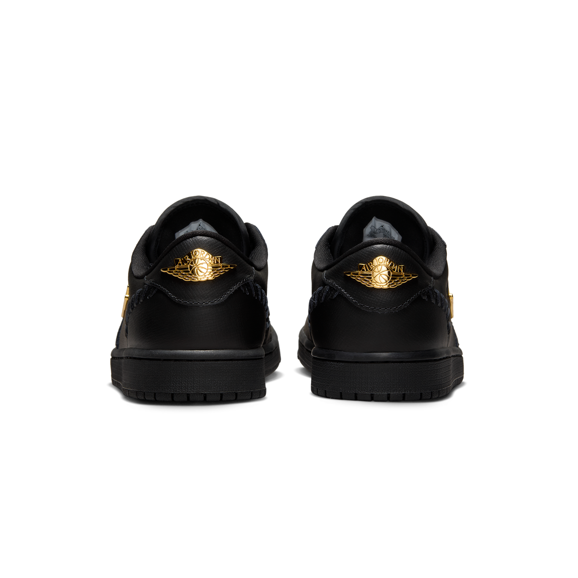 Jordan 1 Low Method of Make Black Metallic Gold (Women's)