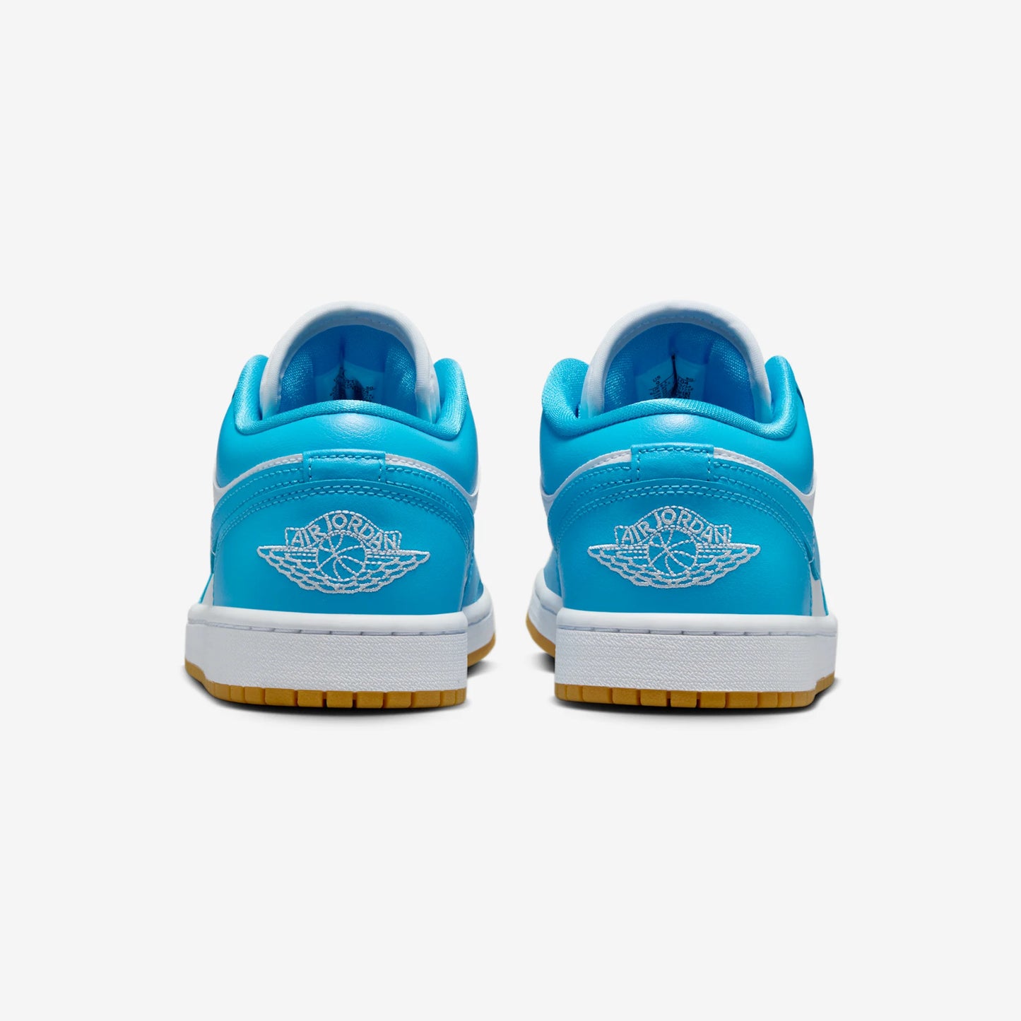 Jordan 1 Low White Gum Light Brown Dark Powder Blue (Women's)