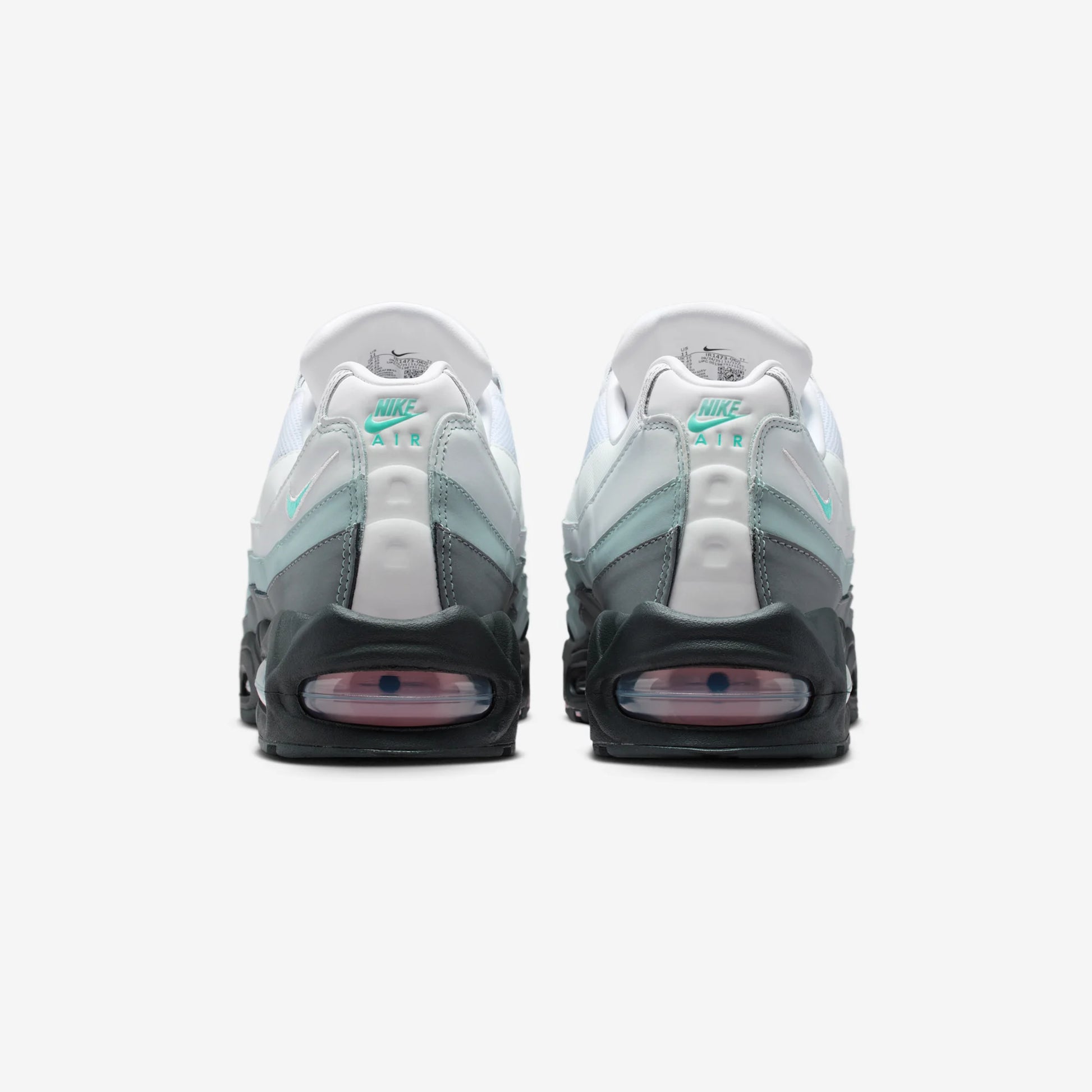 Nike Air Max 95 Big Bubble White Hyper Turquoise Pink Foam
