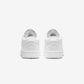 Jordan 1 Low Triple White Tumbled Leather (GS)