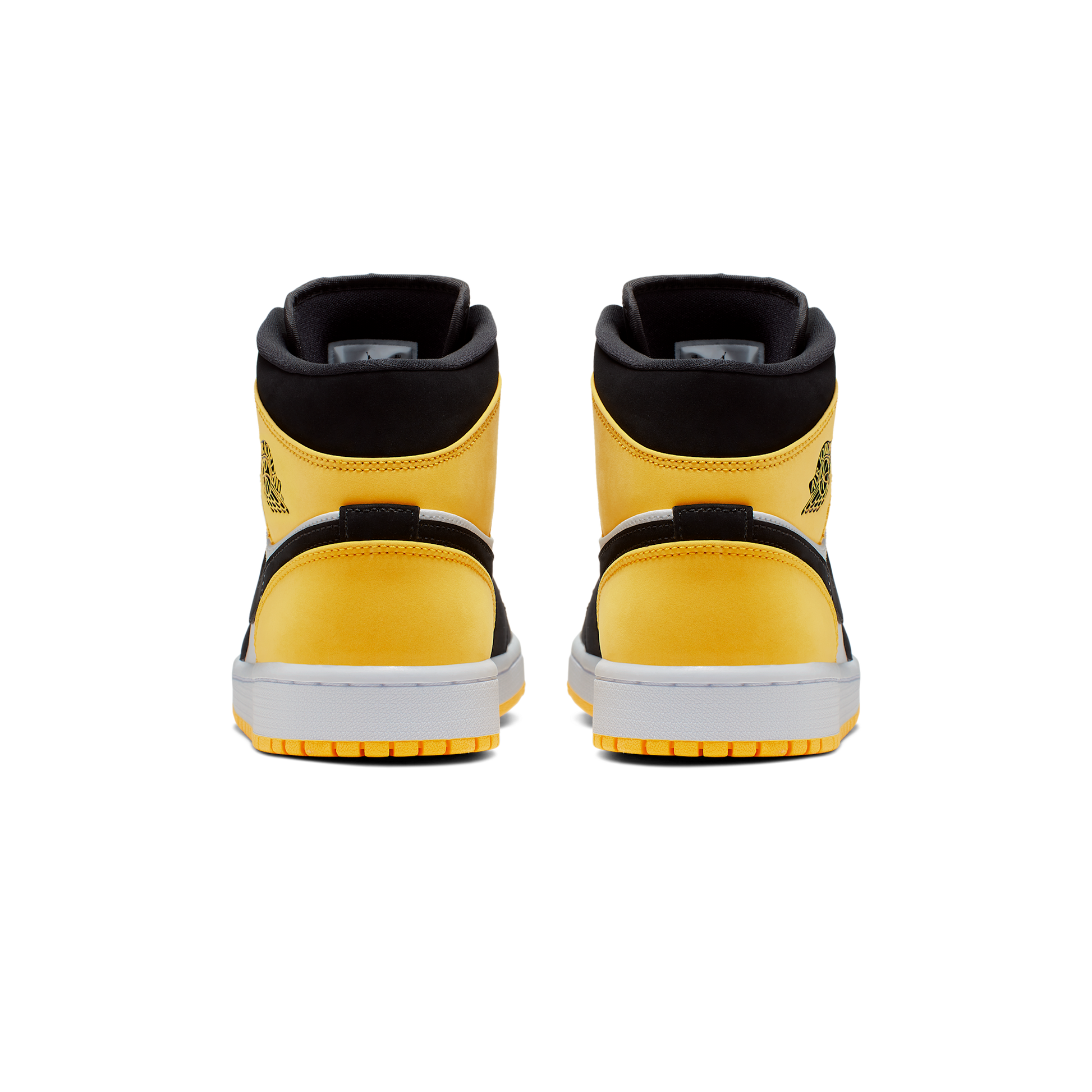 Jordan 1 Mid Yellow Toe Black