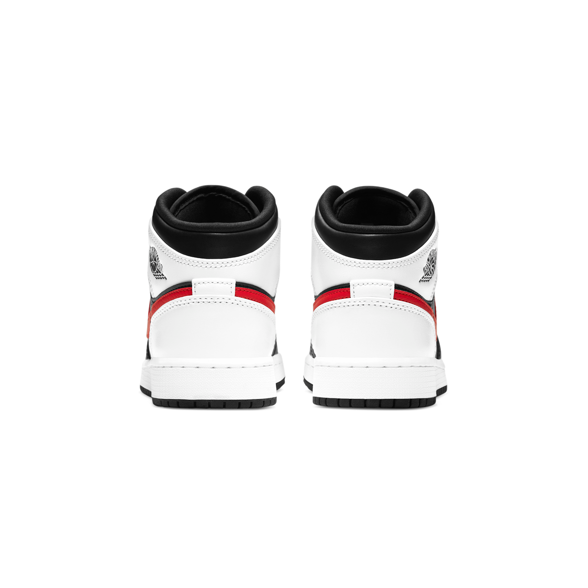 Jordan 1 Mid White Black Chile Red (GS)