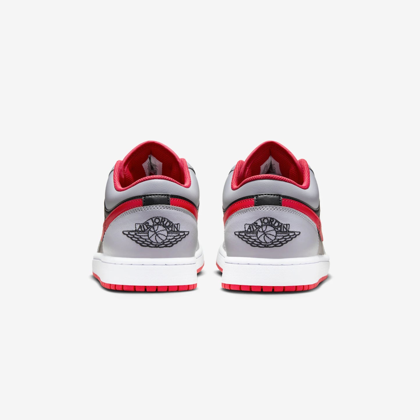 Jordan 1 Low Black Light Smoke Grey Gym Red
