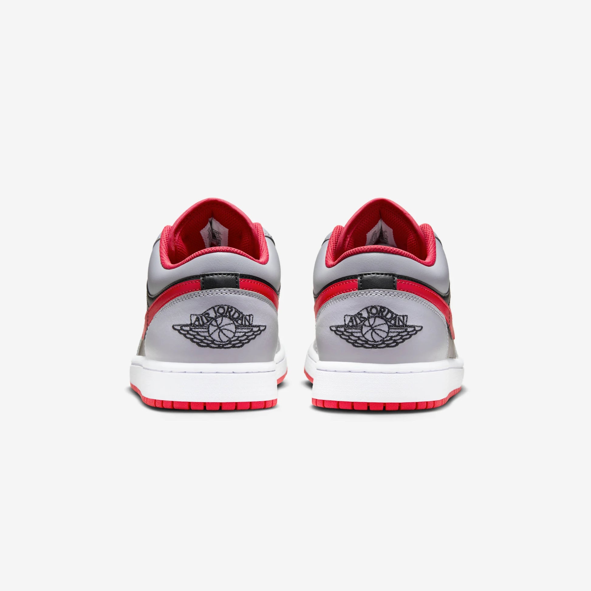Jordan 1 Low Black Light Smoke Grey Gym Red