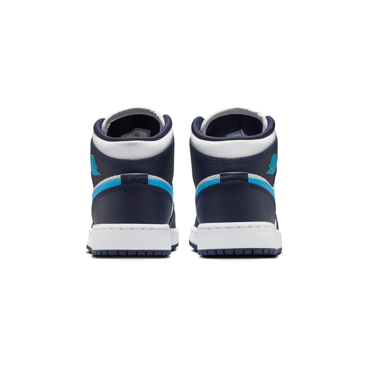 Jordan 1 Mid Obsidian Dark Powder Blue (GS)