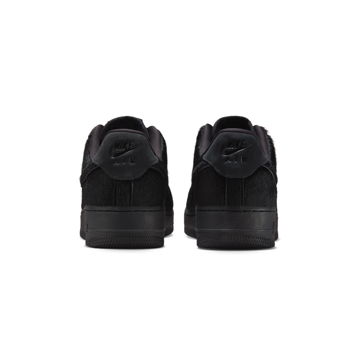 Nike Air Force 1 Low '07 Triple Black Pony Hair (Women's)