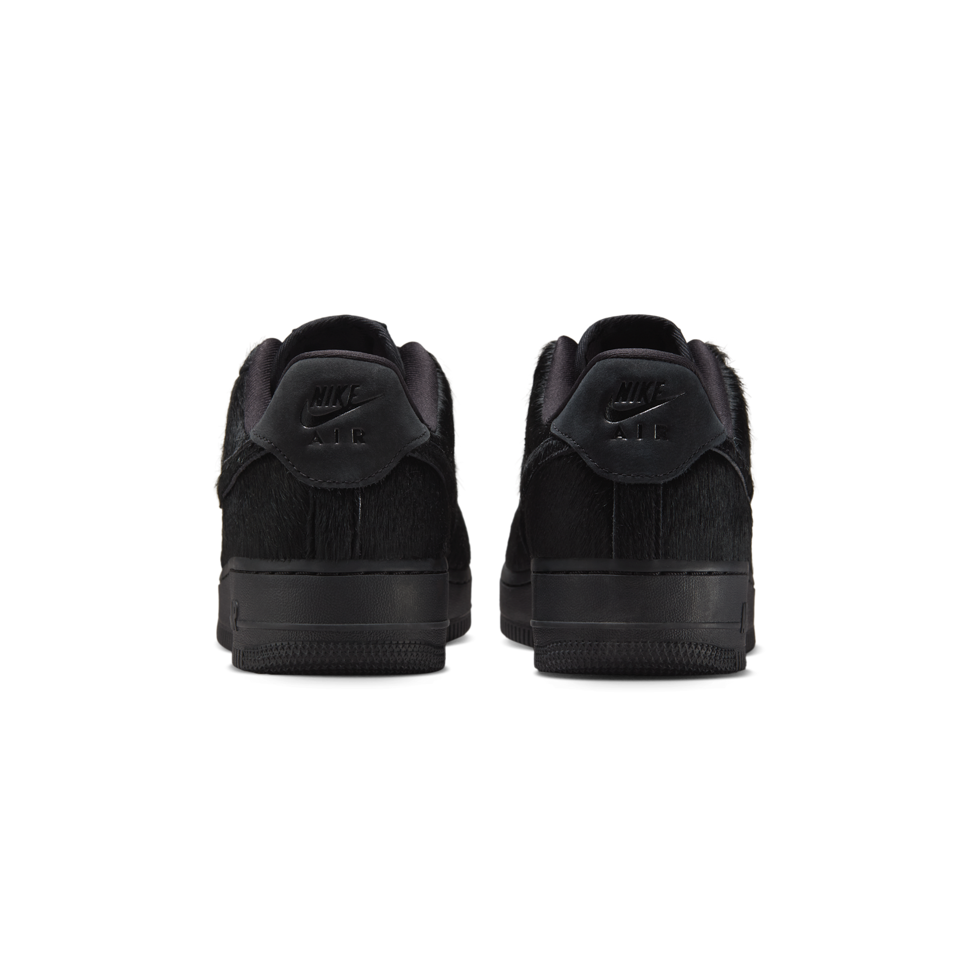 Nike Air Force 1 Low '07 Triple Black Pony Hair (Women's)