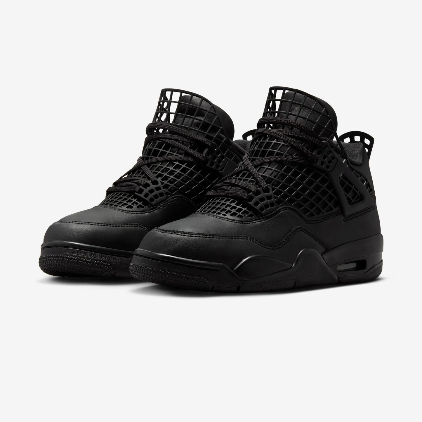 Jordan 4 Retro Net Black (Women's)