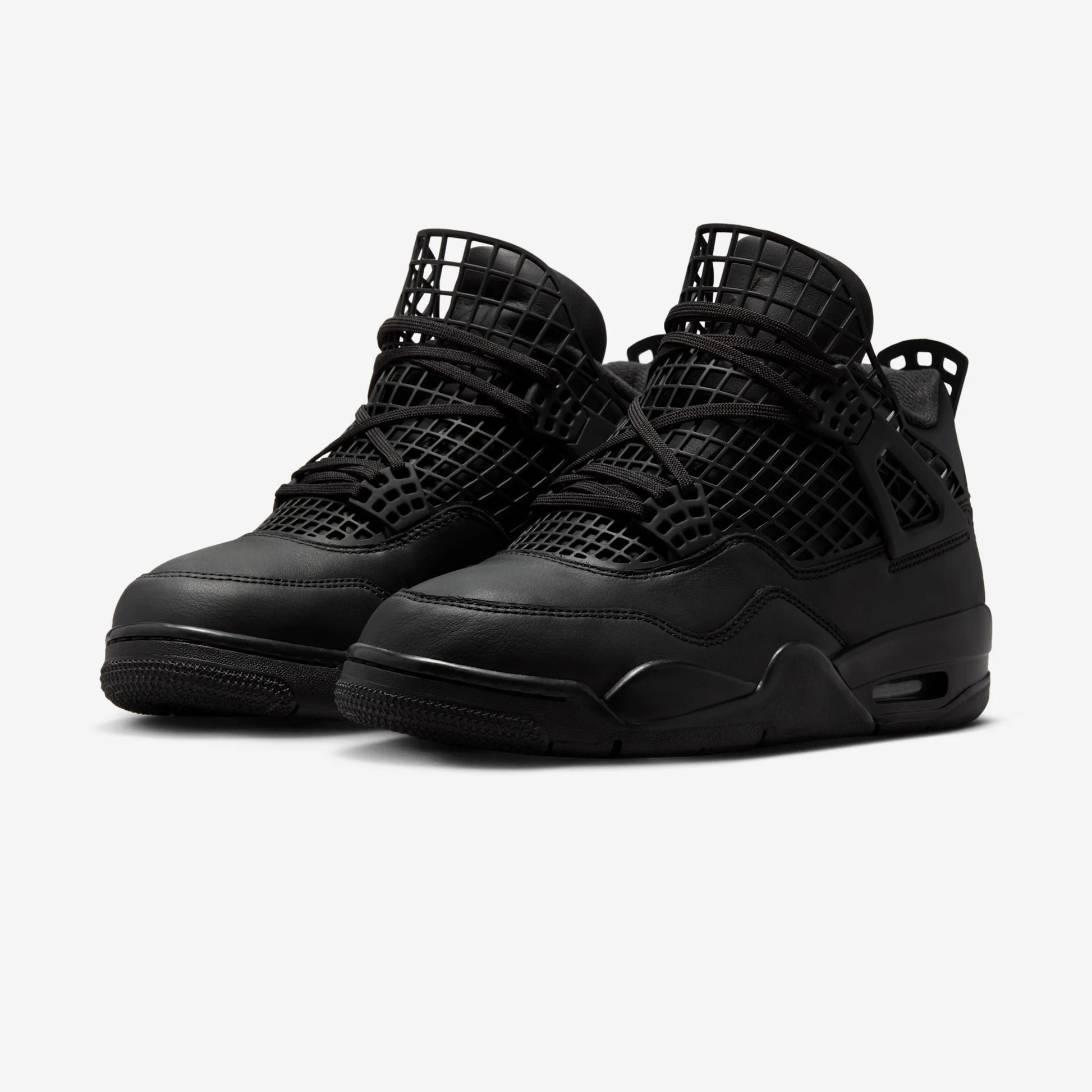Jordan 4 Retro Net Black (Women's)