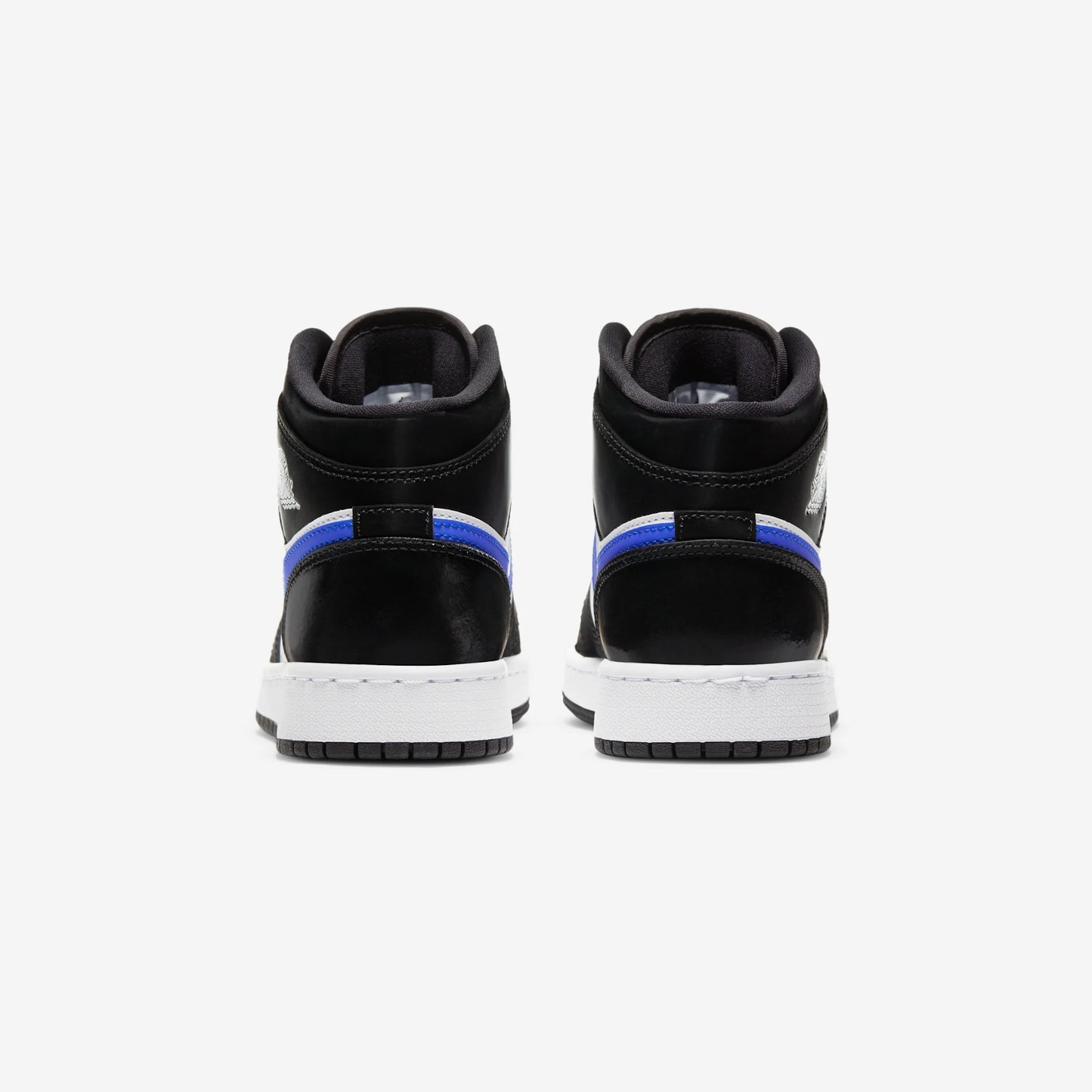 Jordan 1 Mid Black Racer Blue White (GS)