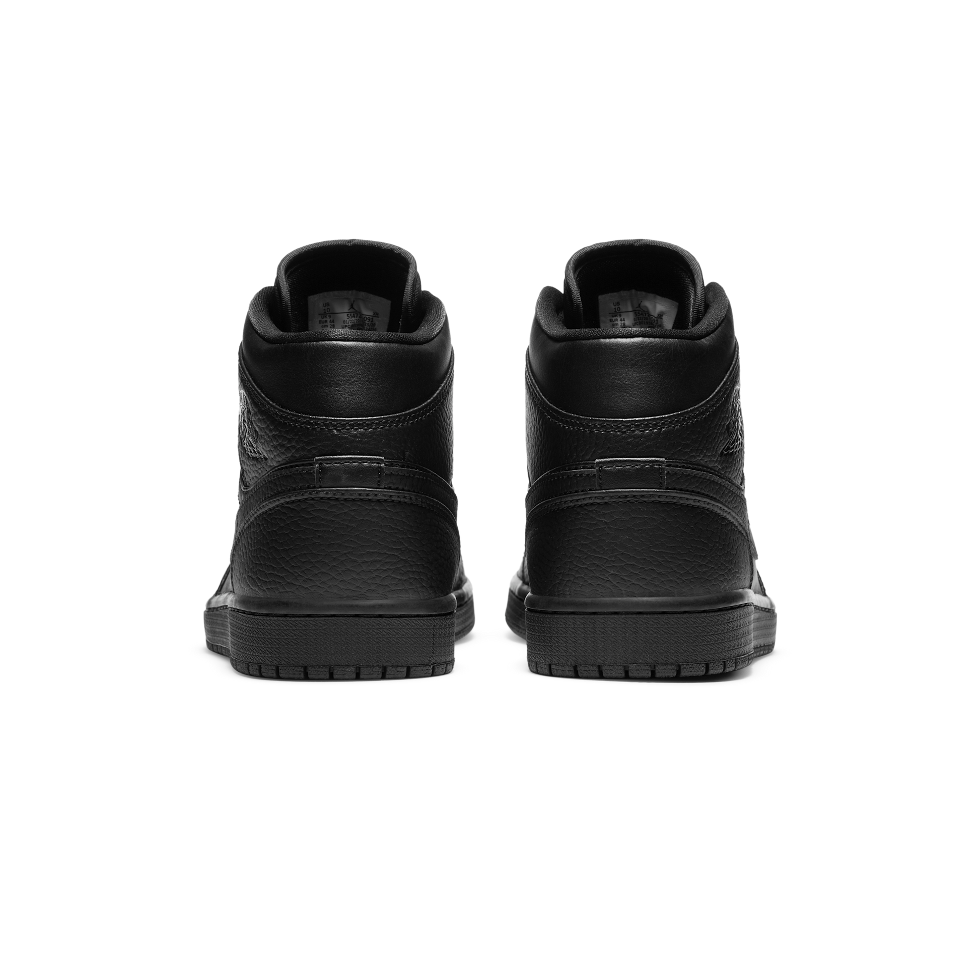 Jordan 1 Mid Triple Black