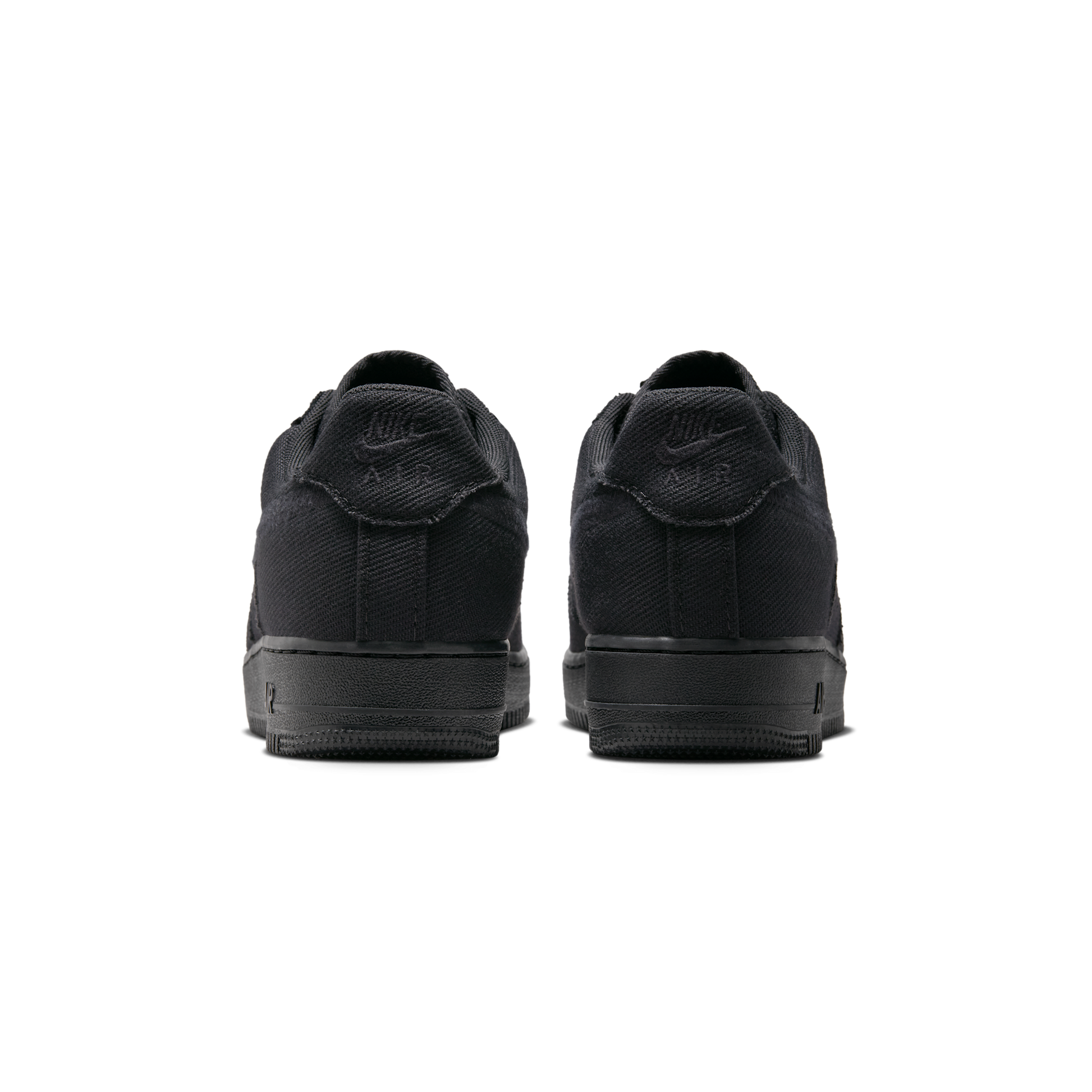 Nike Air Force 1 Low Triple Black Canvas