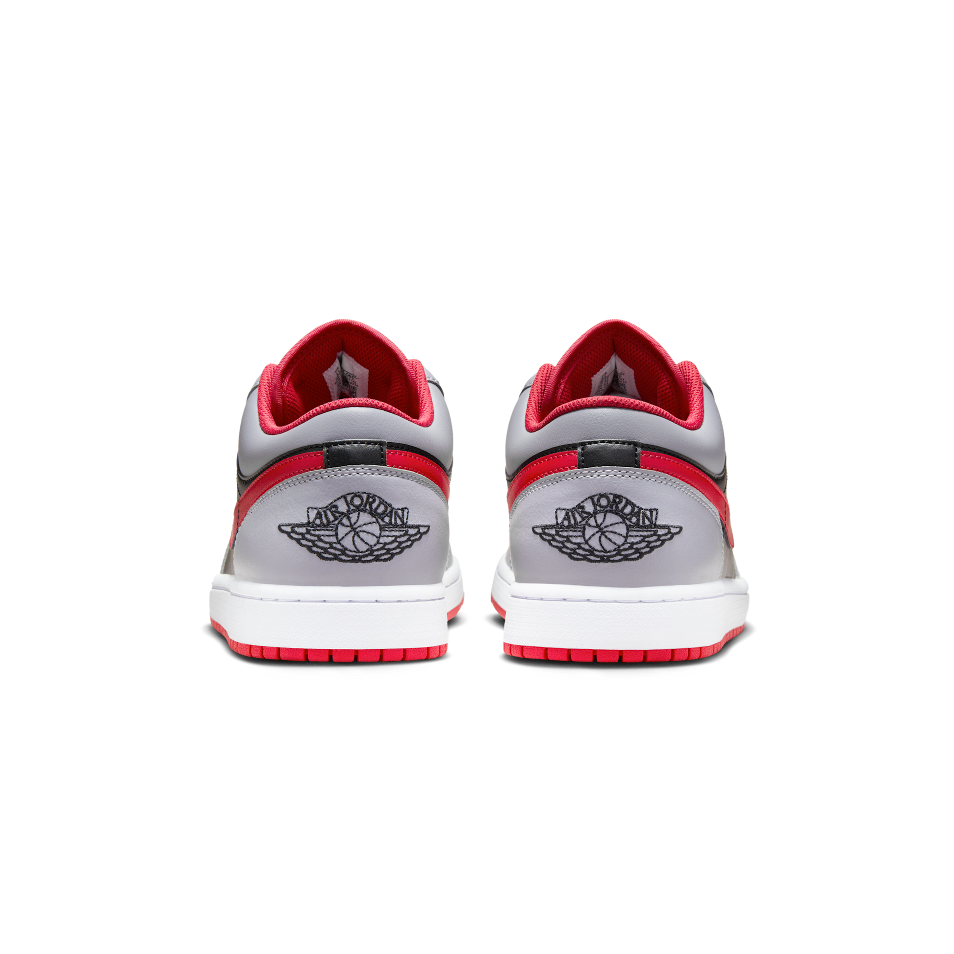 Jordan 1 Low Black Light Smoke Grey Gym Red