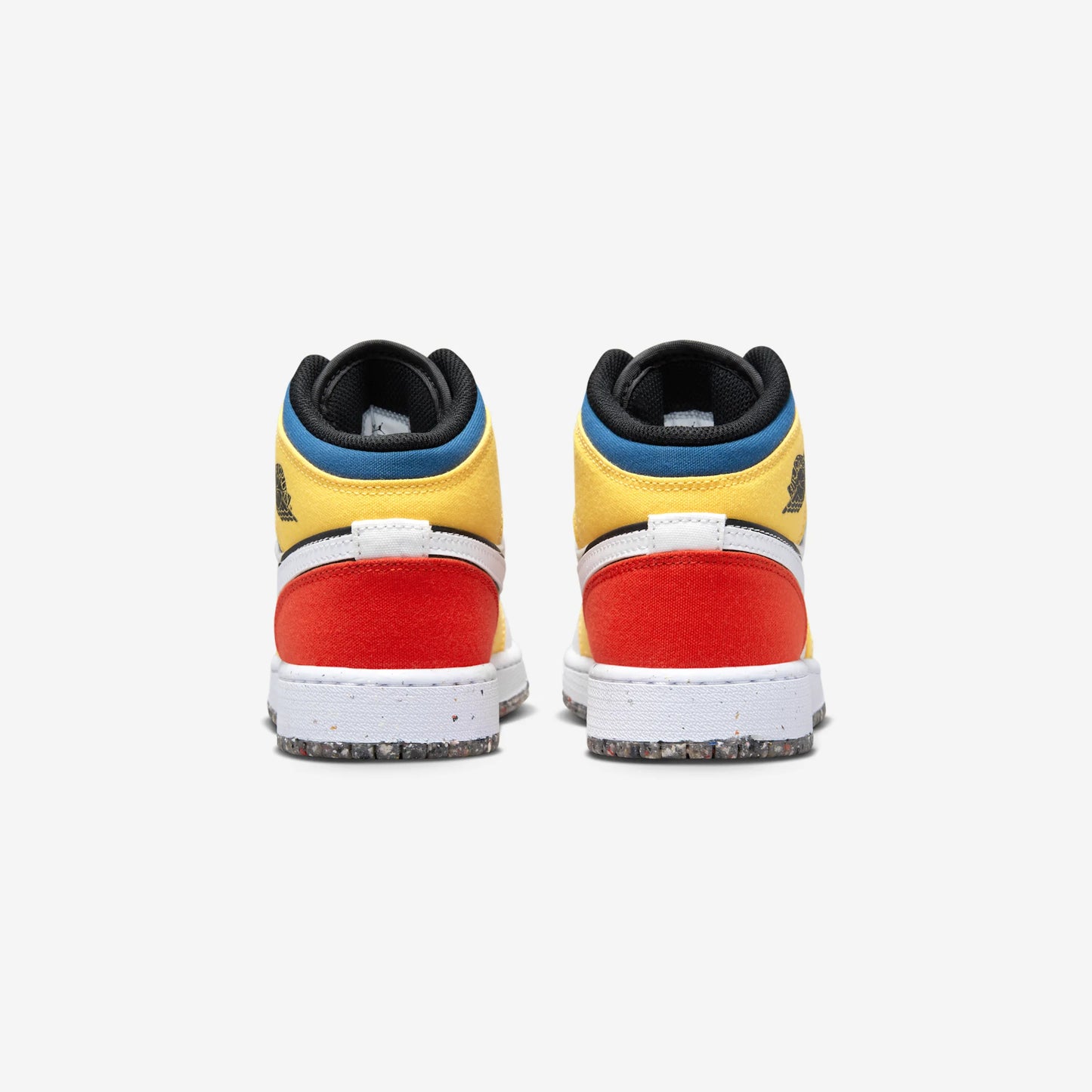 Jordan 1 Mid Multi-Color Canvas (GS)