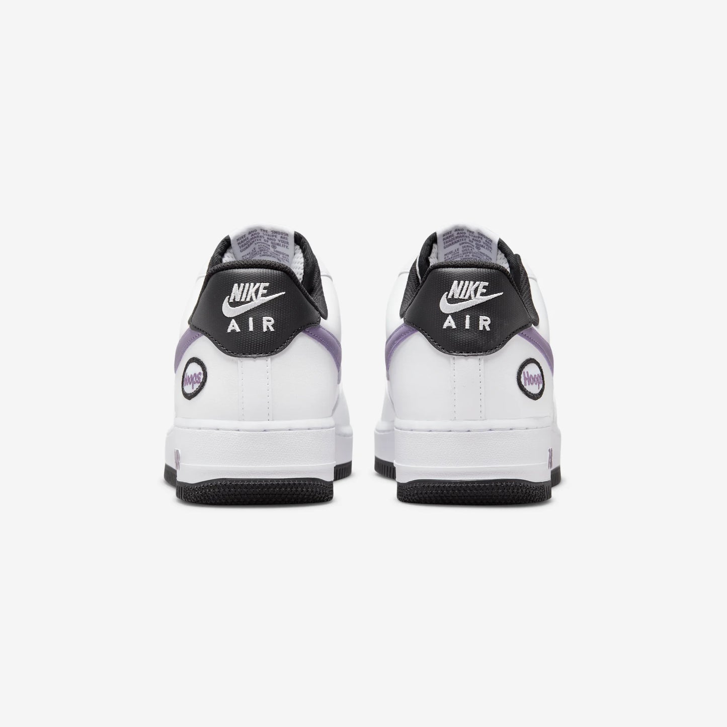 Nike Air Force 1 Low Hoops White Canyon Purple