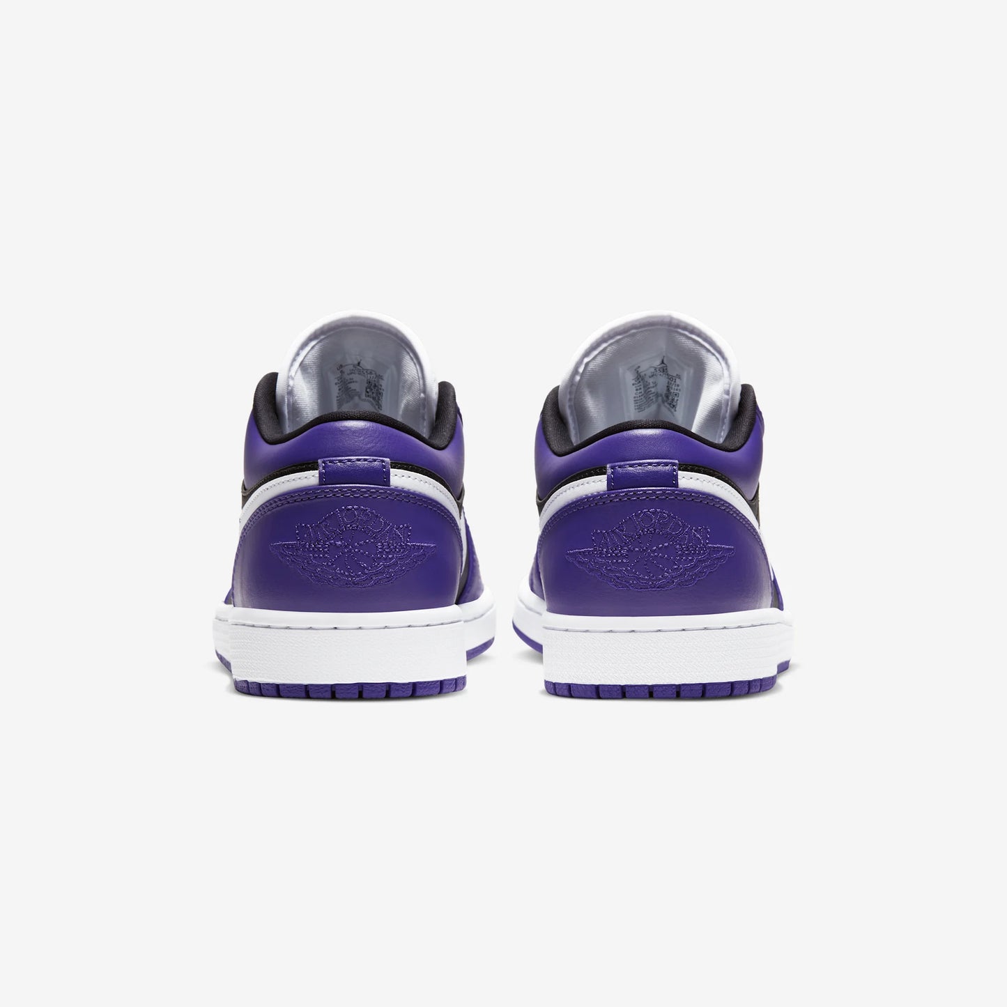 Jordan 1 Low Court Purple Black