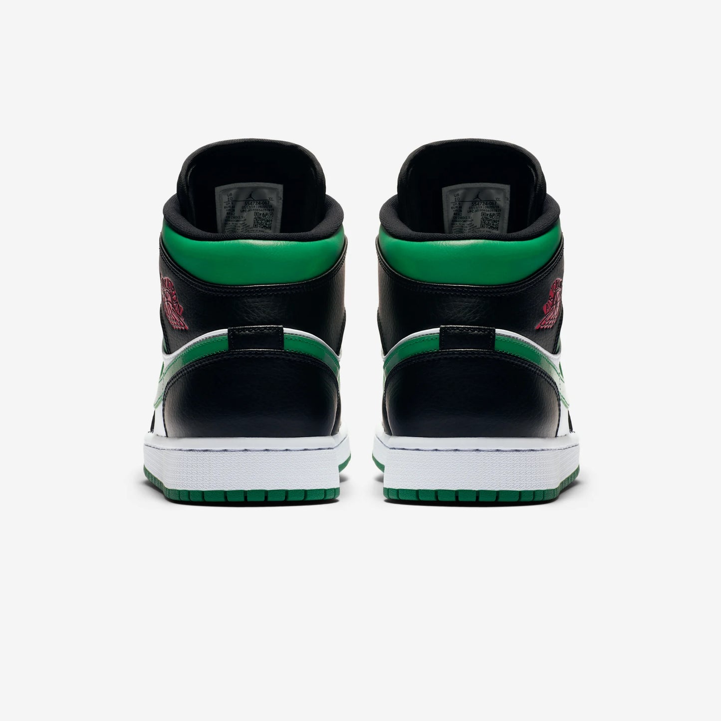 Jordan 1 Mid Green Toe