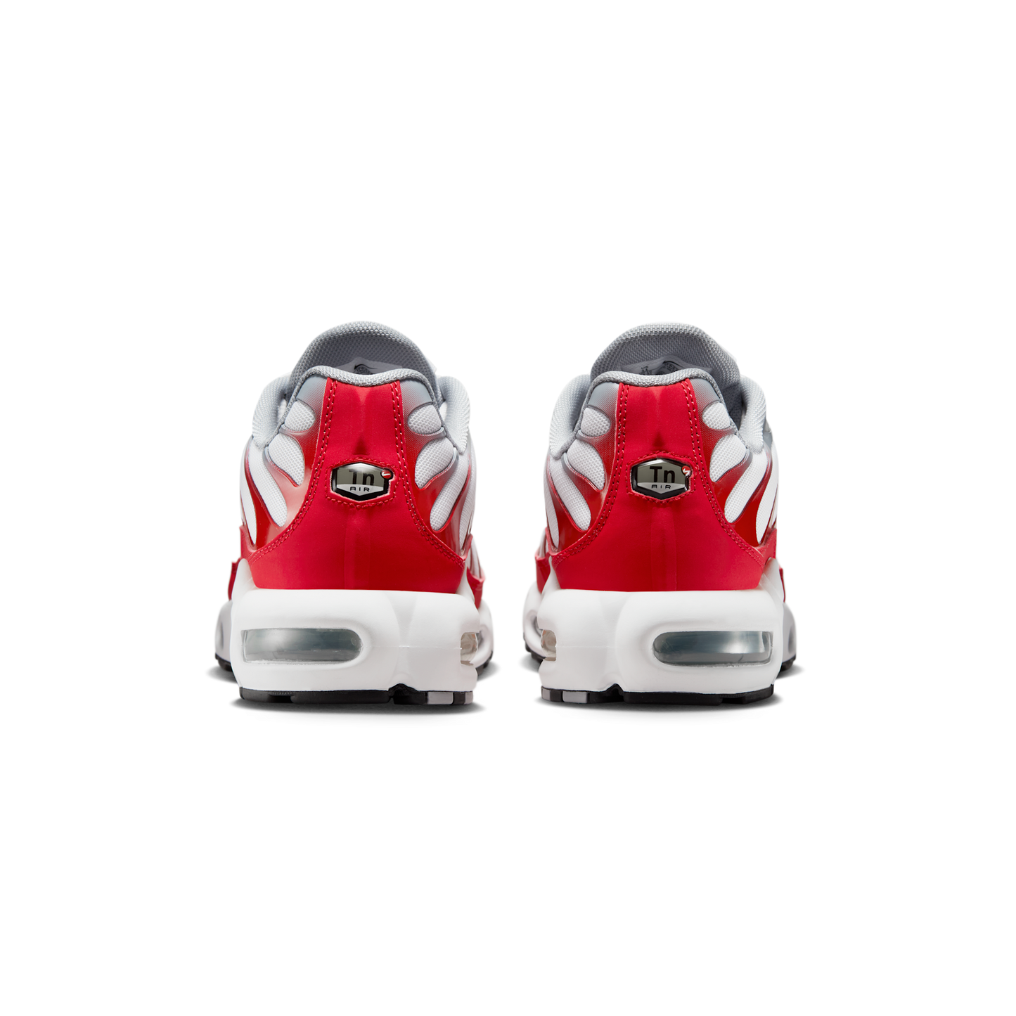Nike Air Max Plus White University Red Wolf Grey