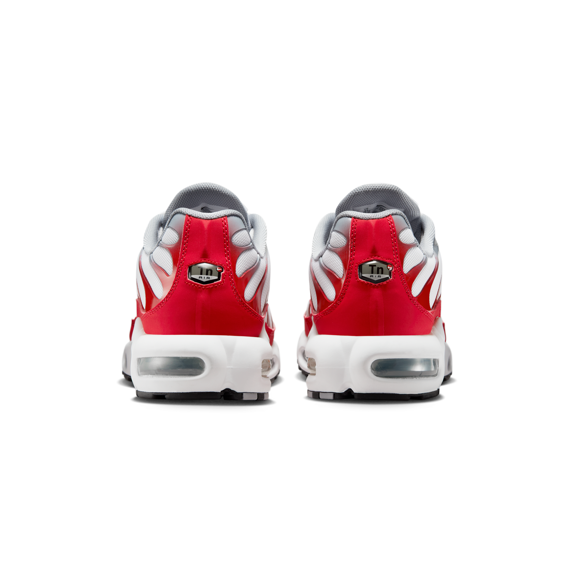 Nike Air Max Plus White University Red Wolf Grey
