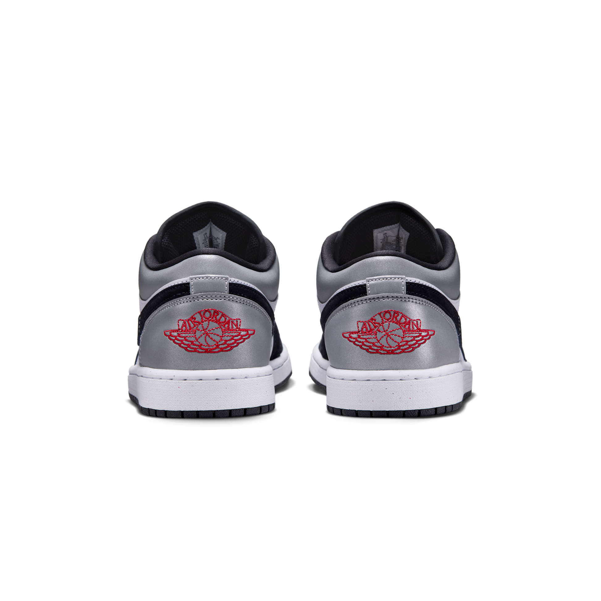 Jordan 1 Low SE White Fire Red Black Matte Silver