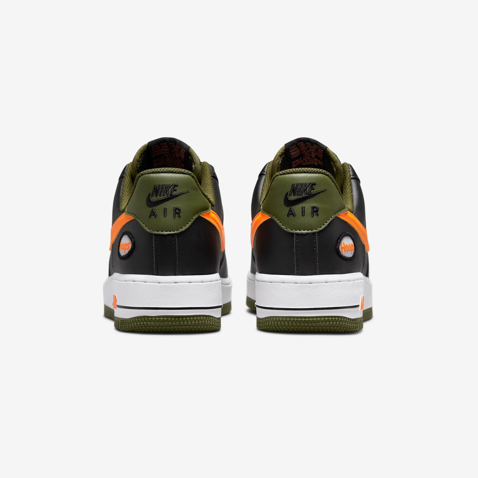 Nike Air Force 1 Low Hoops Black University Gold