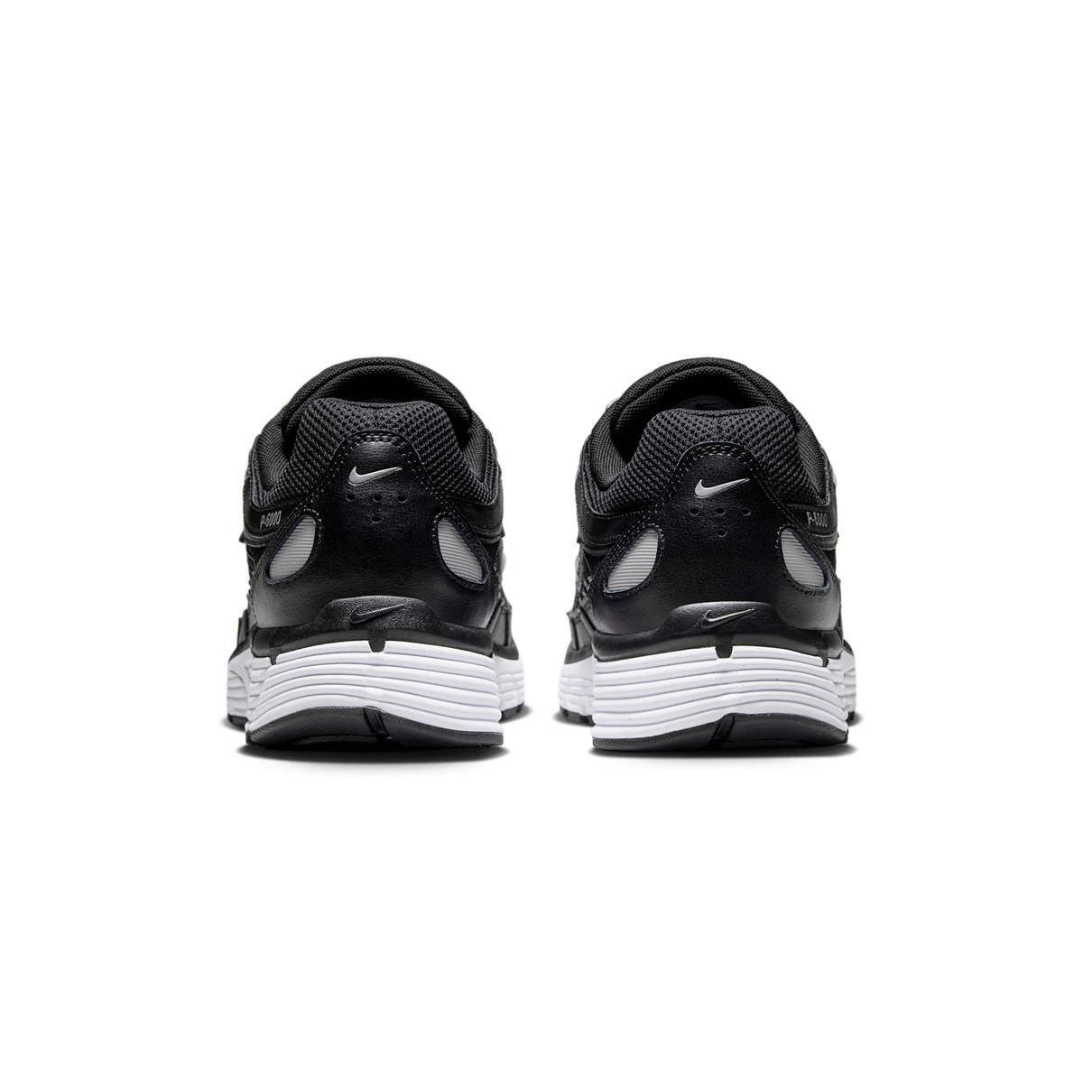 Nike P-6000 Black White Metallic Silver