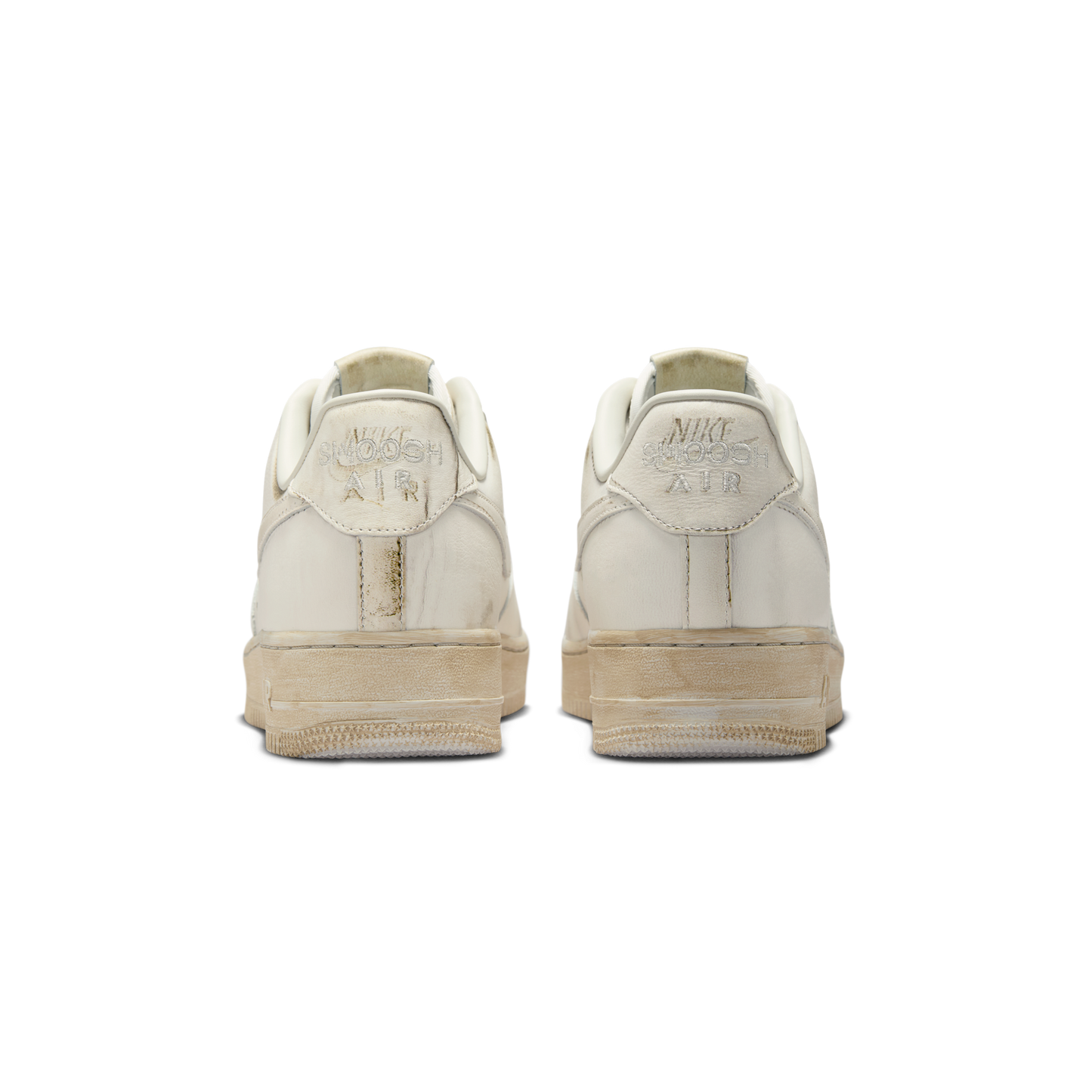 Nike Air Force 1 Low .SWOOSH Dirty Triple White