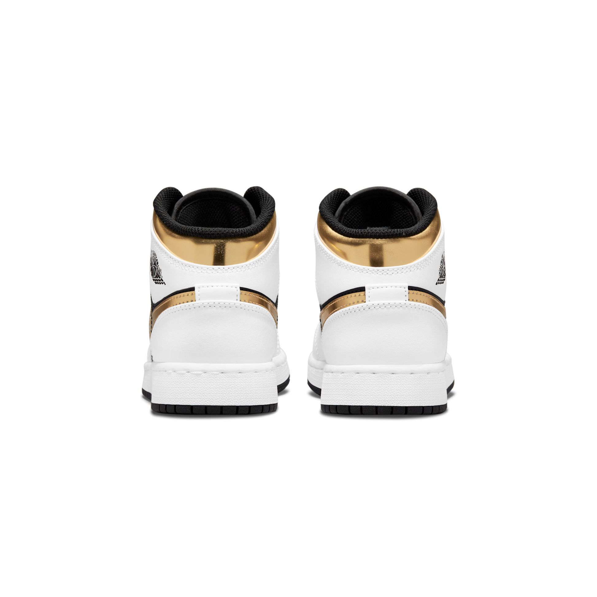 Jordan 1 Mid White Gold Black (GS)
