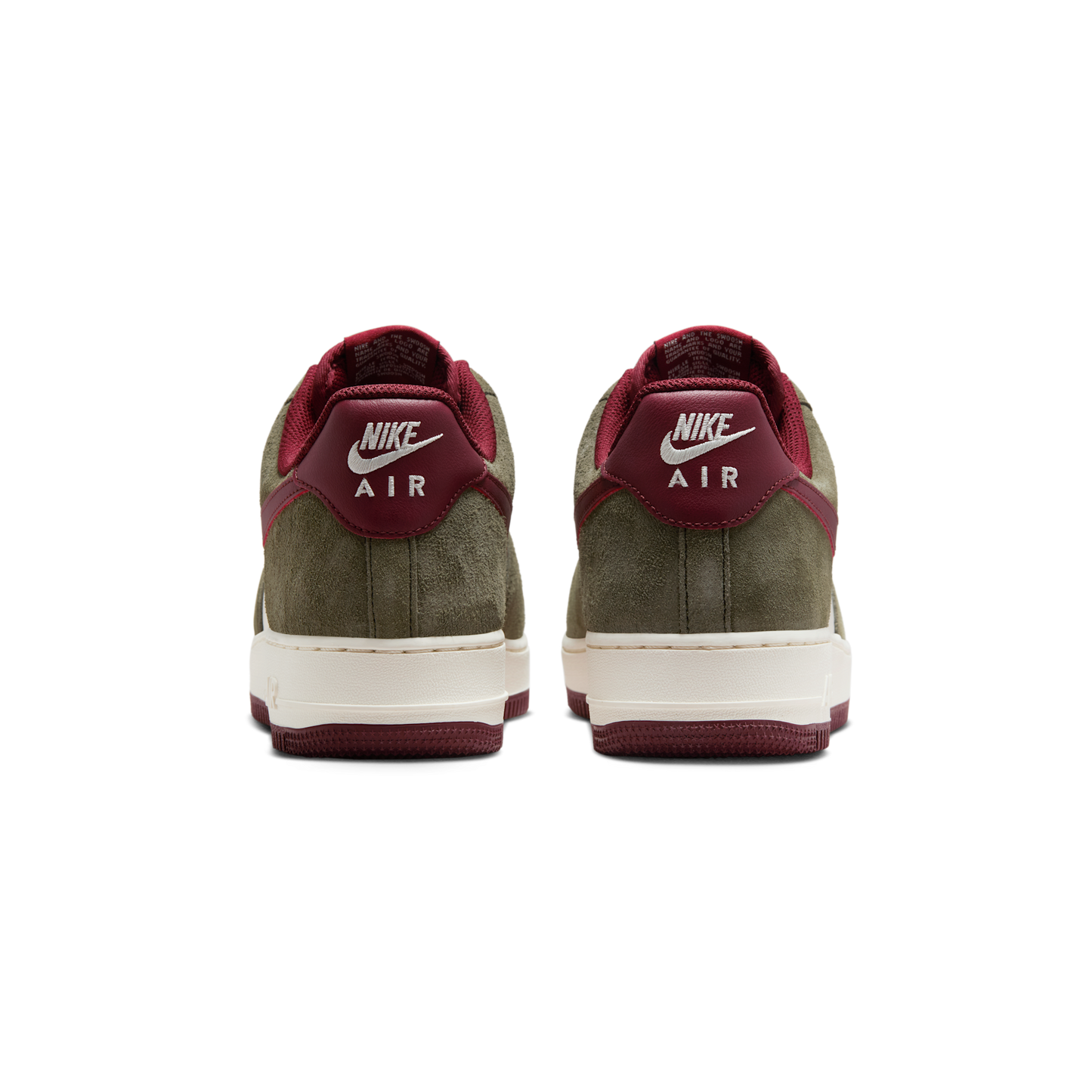 Nike Air Force 1 Low '07 LV8 Cargo Khaki Pale Ivory Dark Team Red