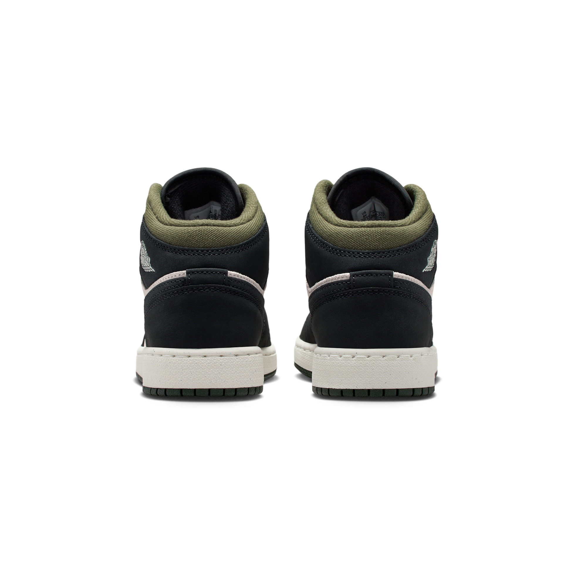 Jordan 1 Mid Off Noir Medium Olive (GS)
