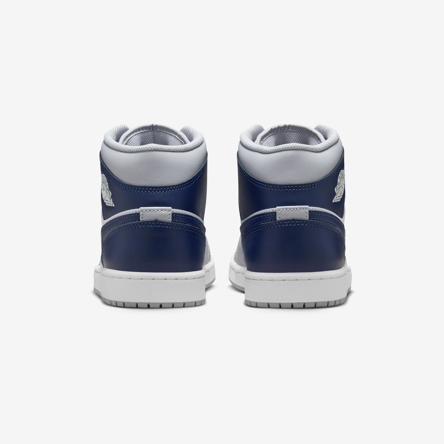 Jordan 1 Mid Wolf Grey Midnight Navy