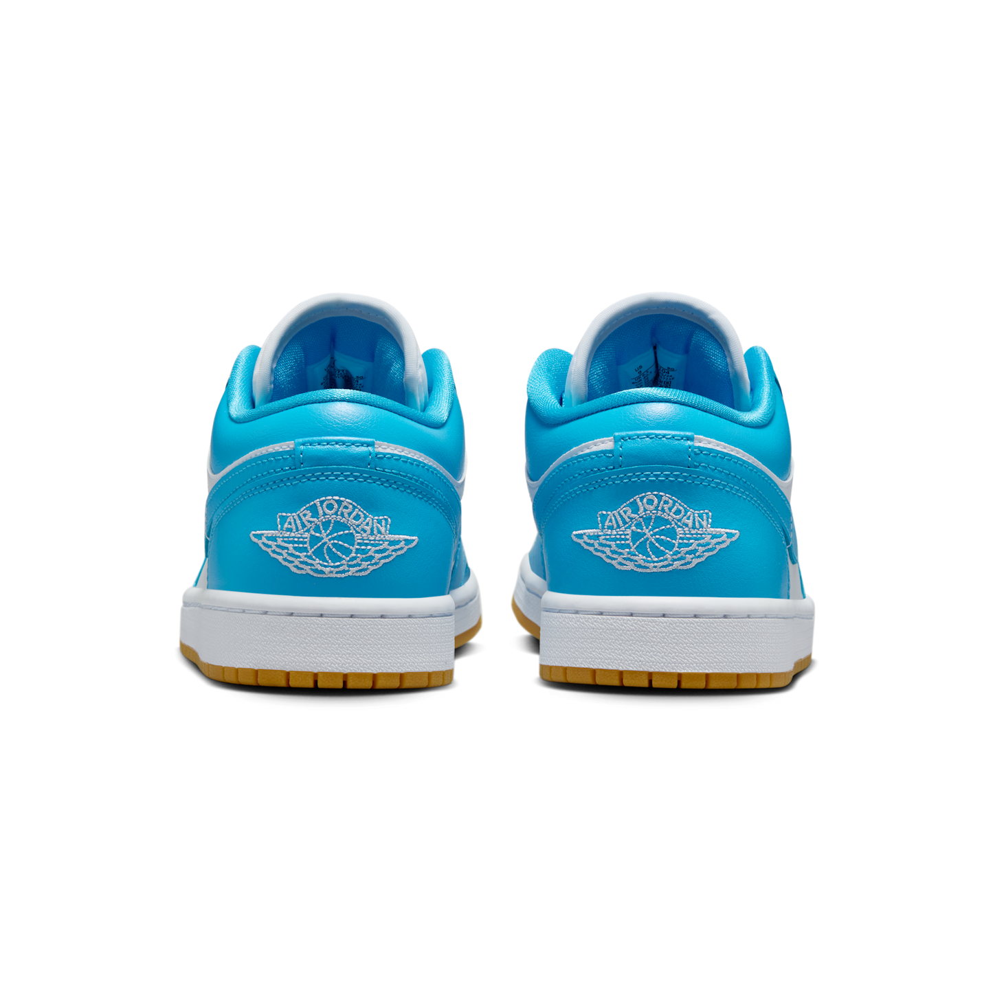 Jordan 1 Low White Gum Light Brown Dark Powder Blue (Women's)