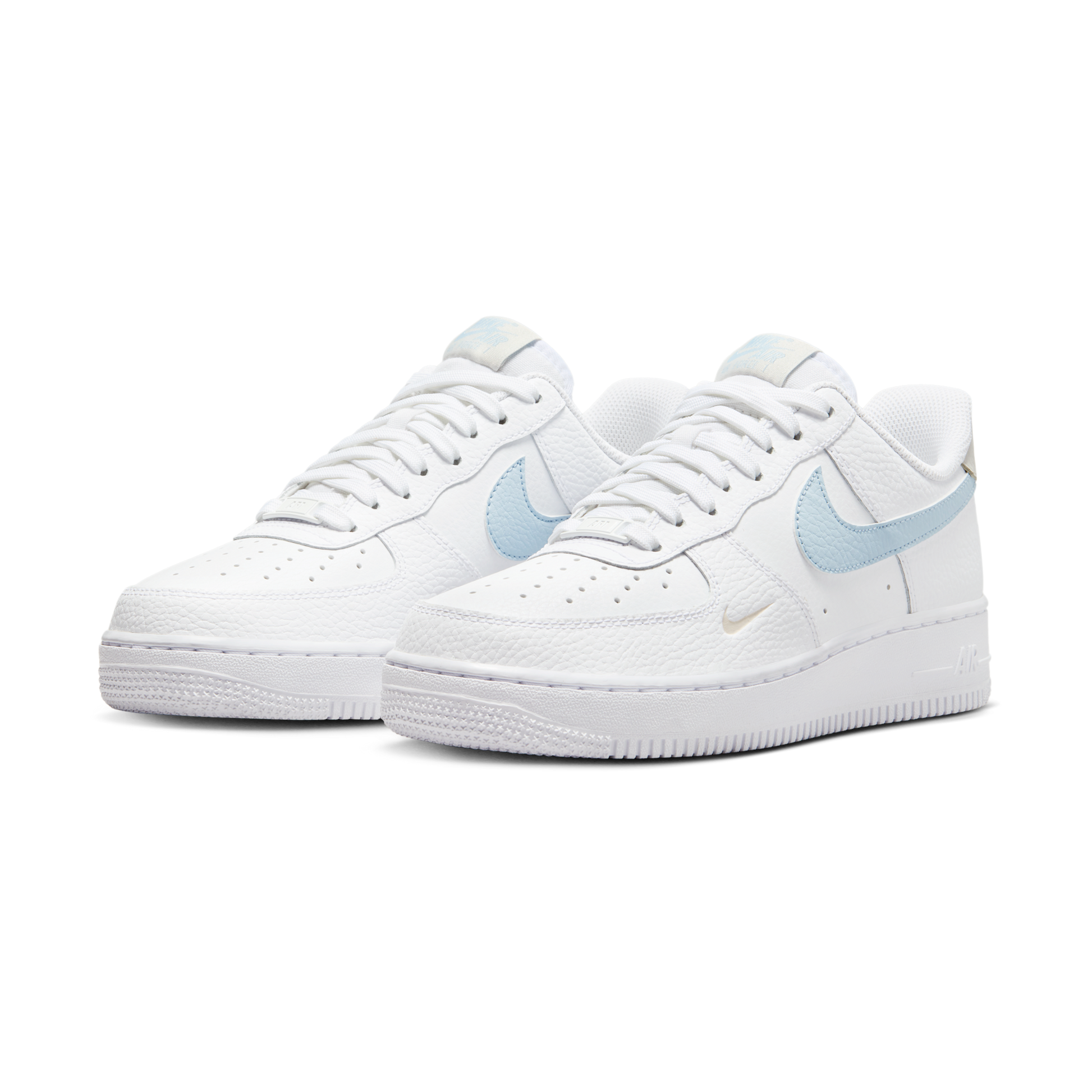 Nike Air Force 1 Low White Light Armory Blue Mini Swoosh (Women's)