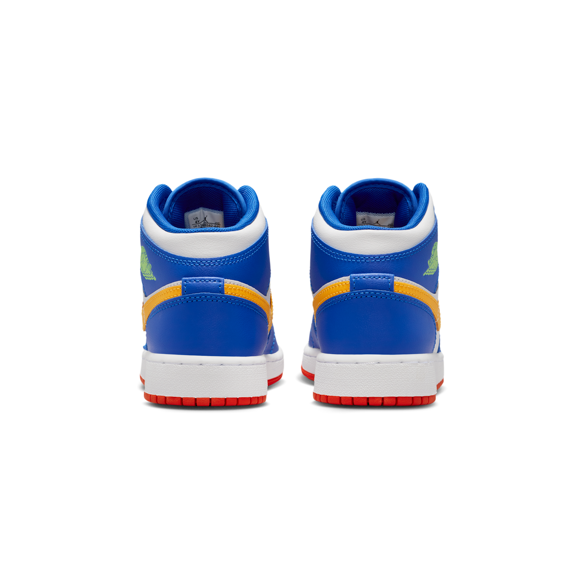 Jordan 1 Mid Racer Blue Red Gold (GS)