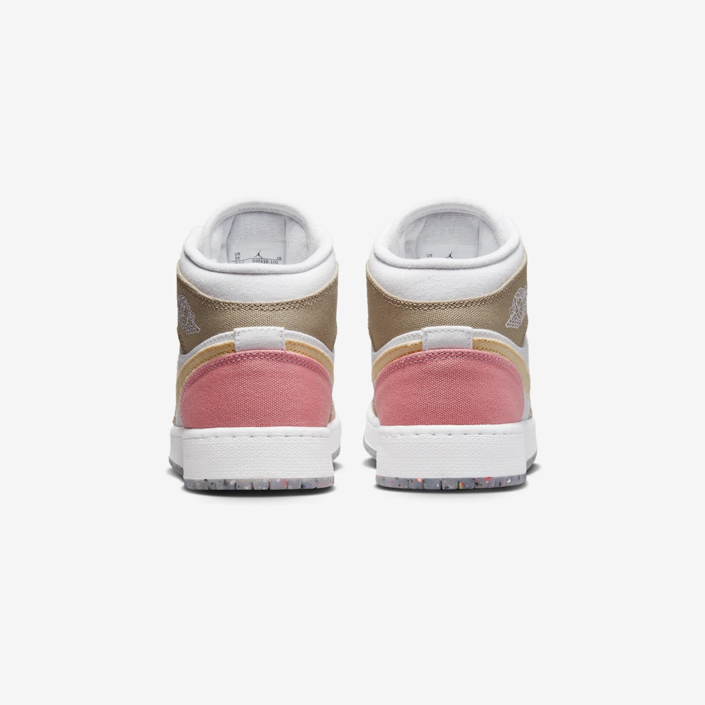 Jordan 1 Mid SE Pastel Vivid Green Grind (GS)