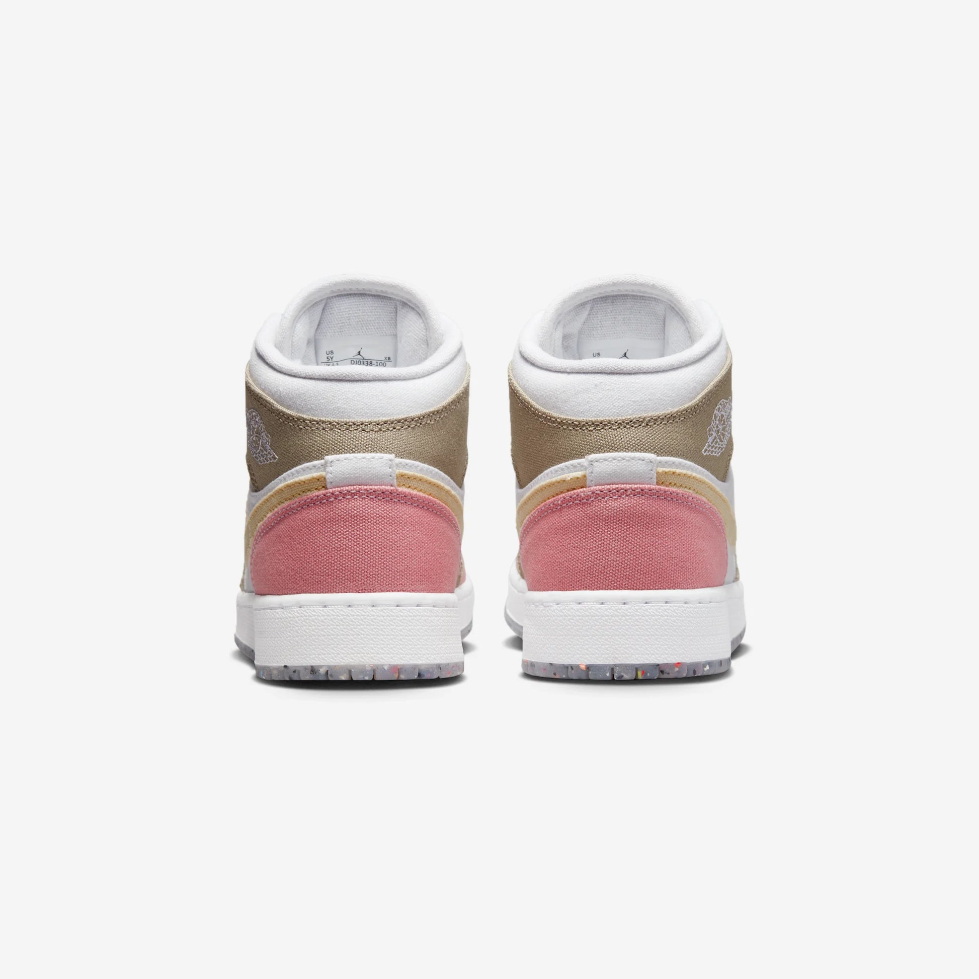 Jordan 1 Mid SE Pastel Vivid Green Grind (GS)