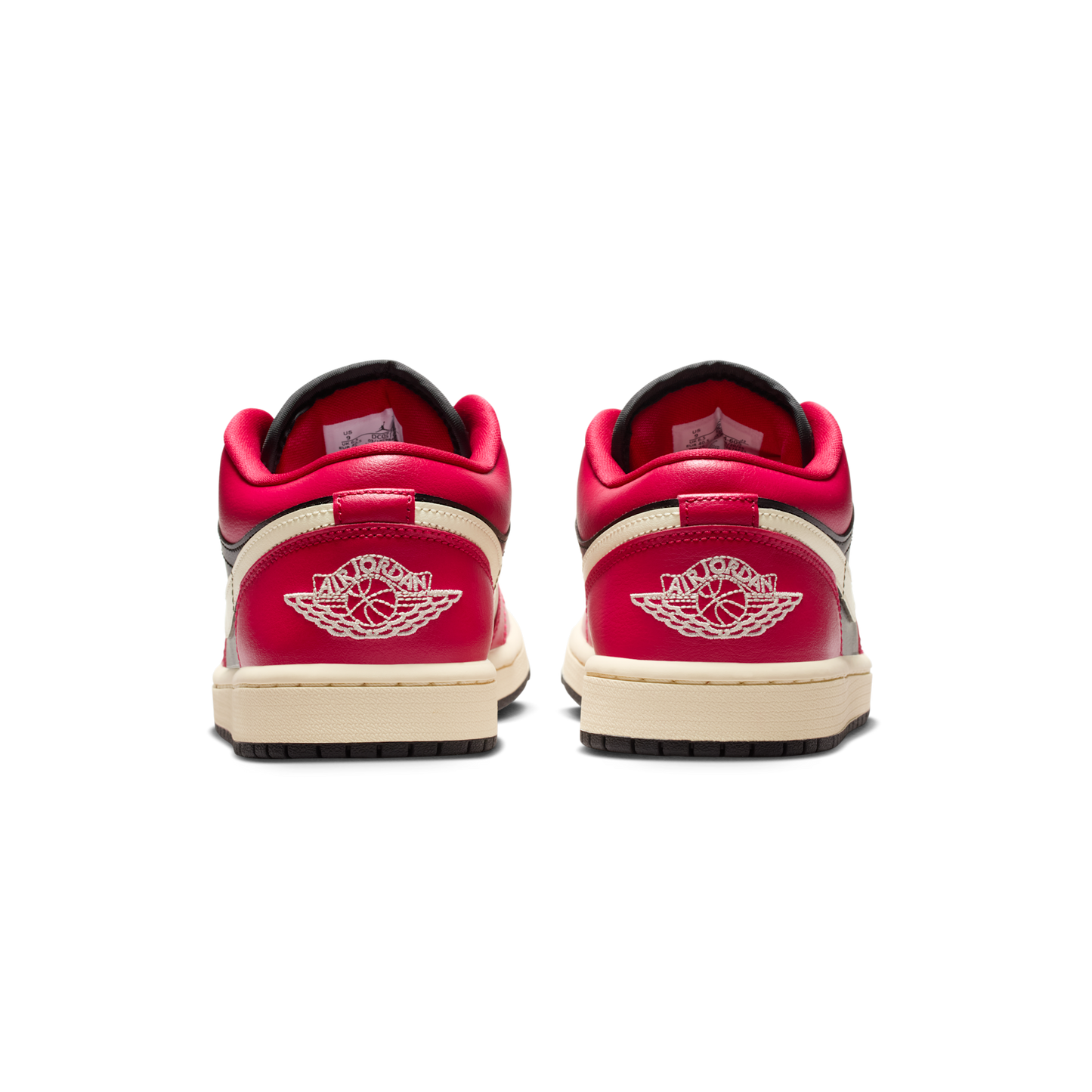 Jordan 1 Low Mystic Hibiscus Black (Women's)