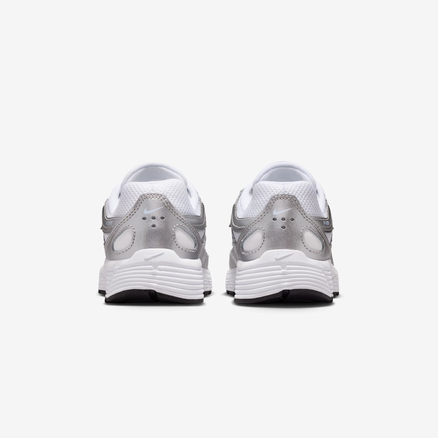 Nike P-6000 White Metallic Silver (GS)