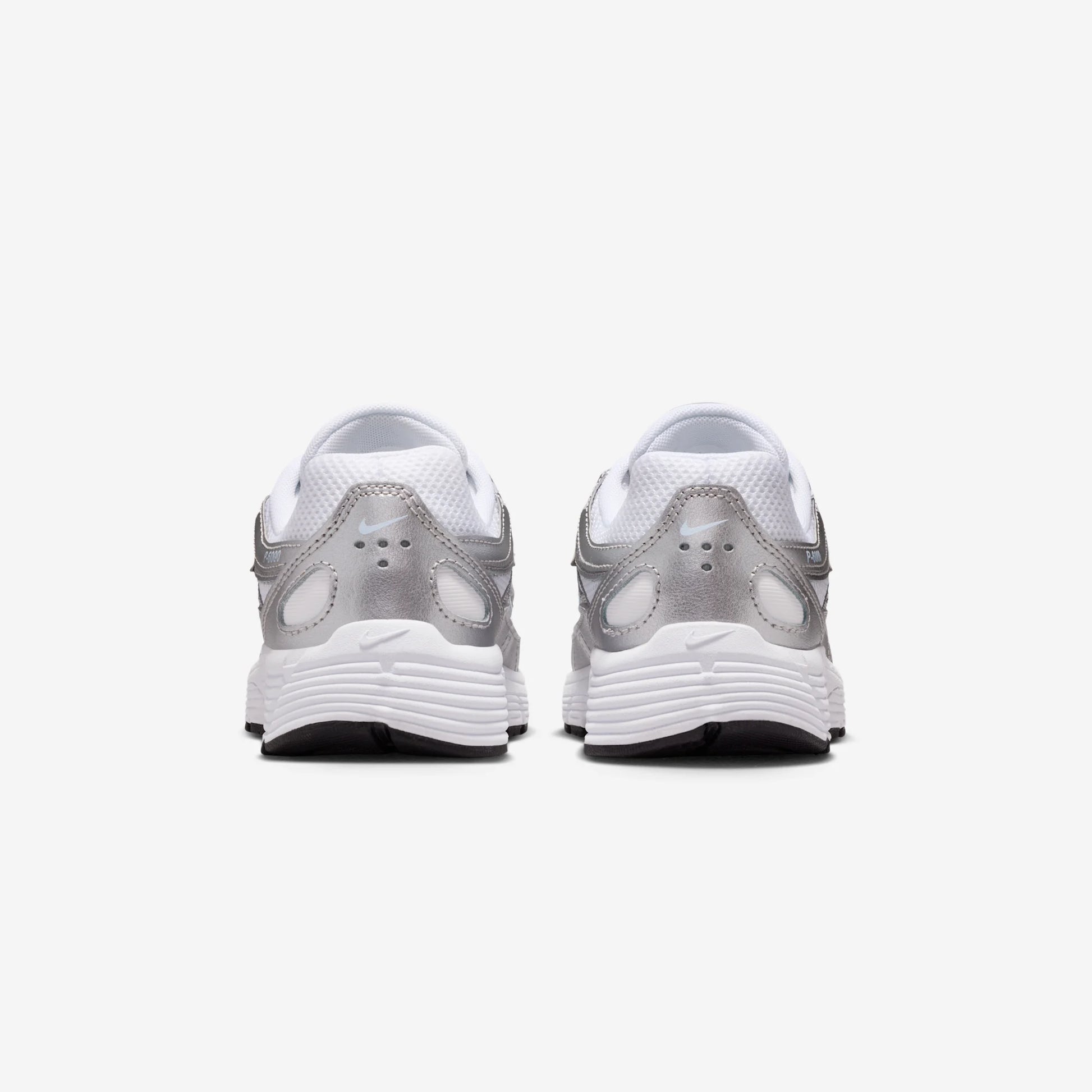 Nike P-6000 White Metallic Silver (GS)