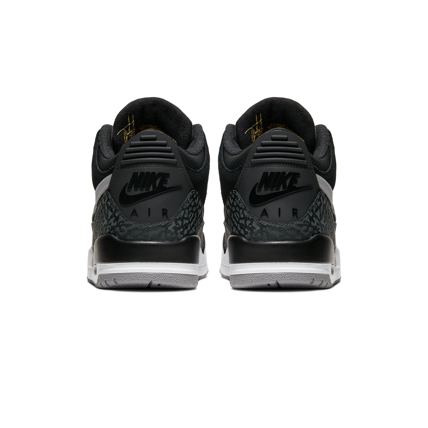 Jordan 3 Retro Tinker Black Cement Gold