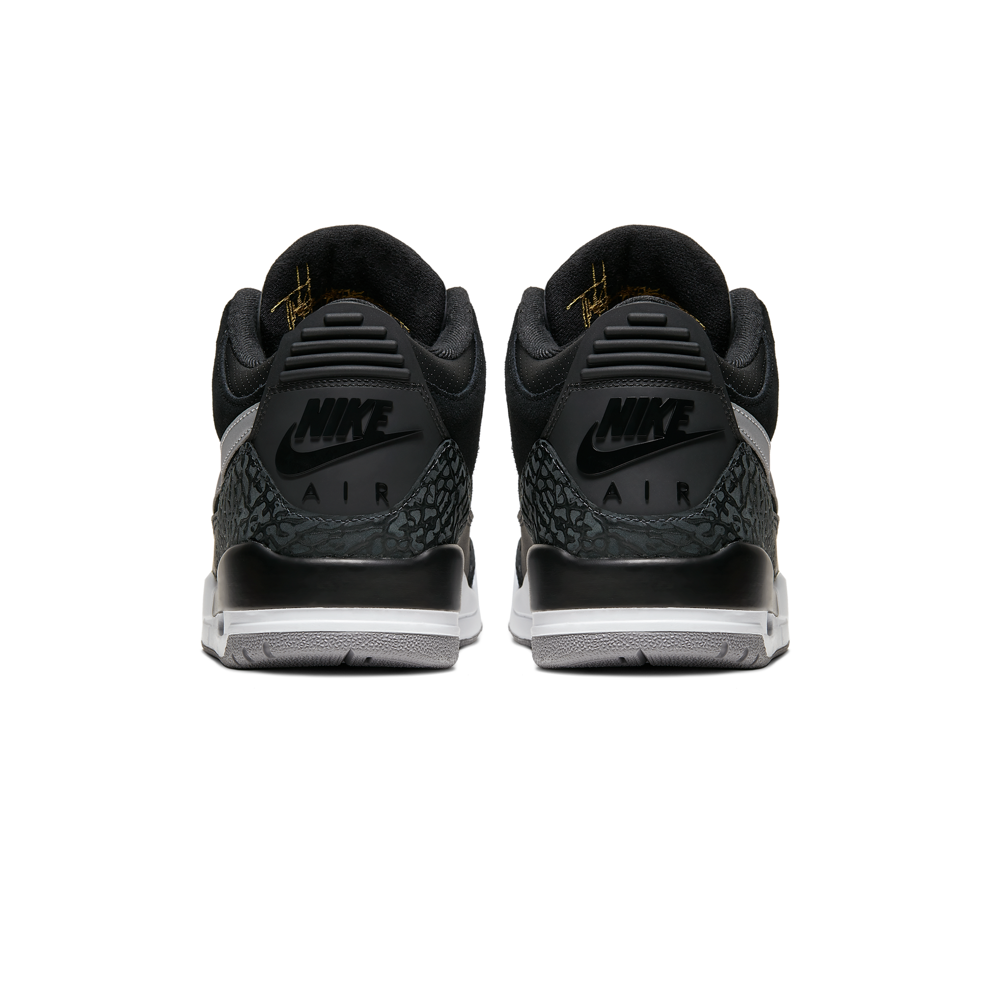 Jordan 3 Retro Tinker Black Cement Gold