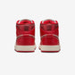Jordan 1 Mid SE Red Cracked Leather (Women's)