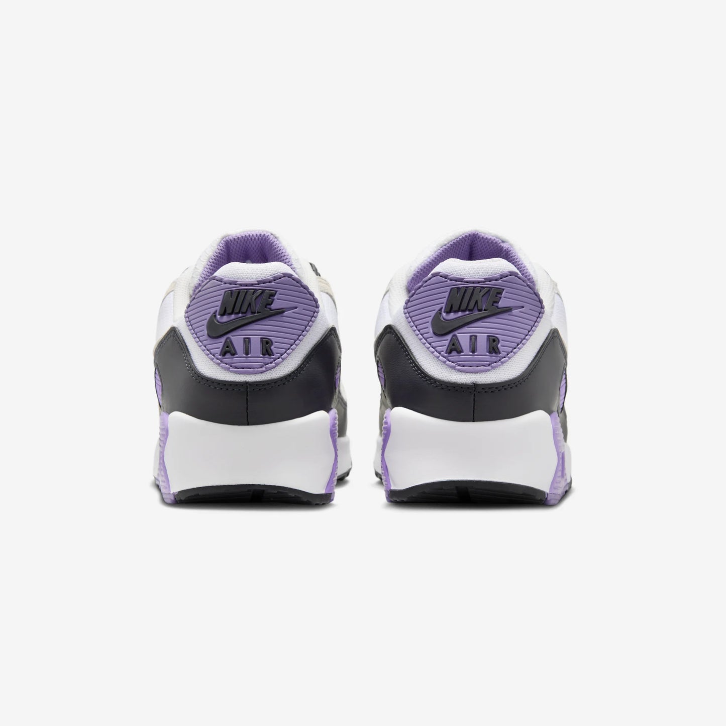 Nike Air Max 90 White Dusty Amethyst Photon Dust Light Smoke Grey