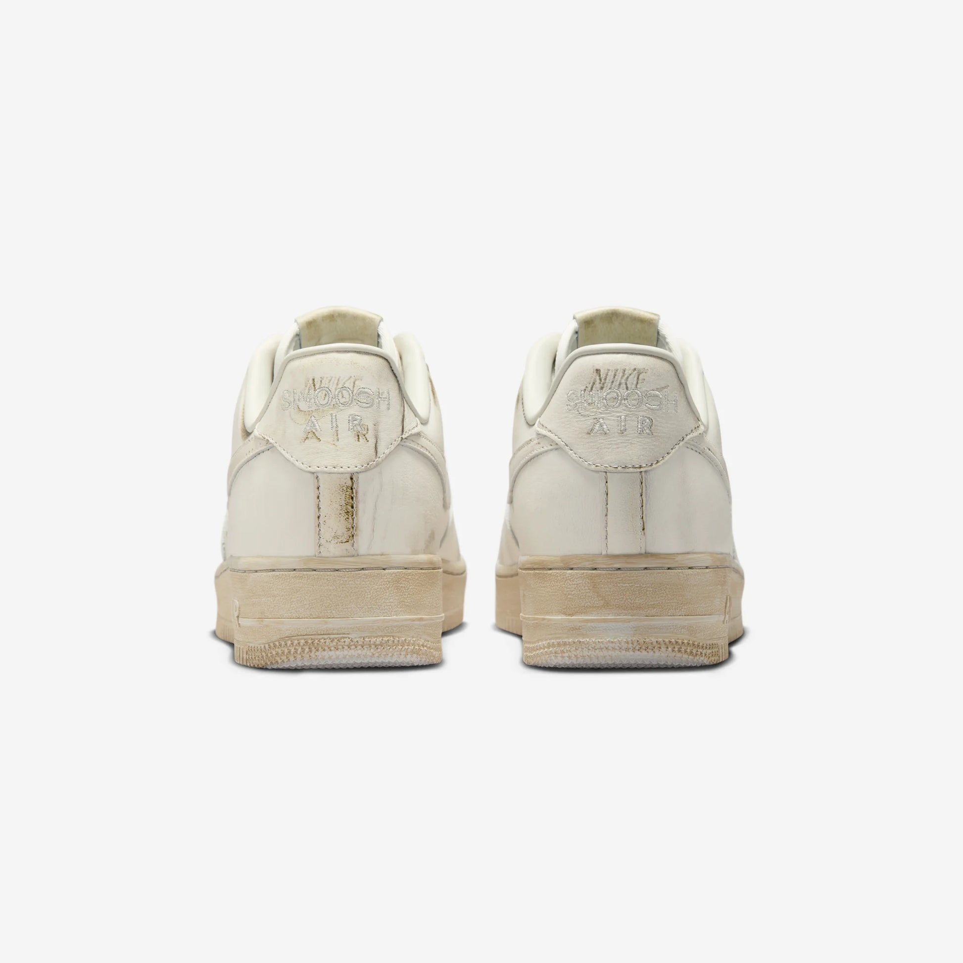 Nike Air Force 1 Low .SWOOSH Dirty Triple White