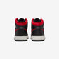 Jordan 1 Mid Black Summit White Varsity Red (GS)